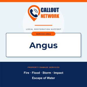Callout Network are your trusted insurance approved building contractors for Fire and Flood Restoration Angus. We specialise in fire, flood, impact, escape of water, and storm damage restoration.