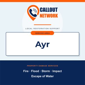 Callout Network are your trusted insurance approved building contractors for Fire and Flood Restoration Ayr. We specialise in fire, flood, impact, escape of water, and storm damage restoration.
