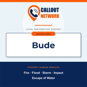 Callout Network are your trusted insurance approved building contractors for Fire and Flood Restoration Bude. We specialise in fire, flood, impact, escape of water, and storm damage restoration.