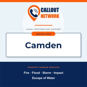 Callout Network are your trusted insurance approved building contractors for Fire and Flood Restoration Camden. We specialise in fire, flood, impact, escape of water, and storm damage restoration.