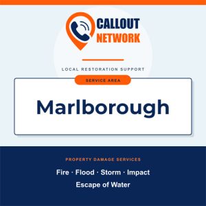 Fire and flood restoration services in Marlborough