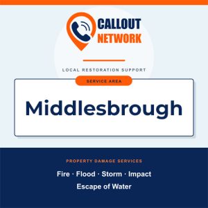 Fire and flood restoration services in Middlesbrough