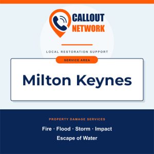 Fire and flood restoration services in Milton Keynes