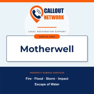 Fire and flood restoration services in Motherwell