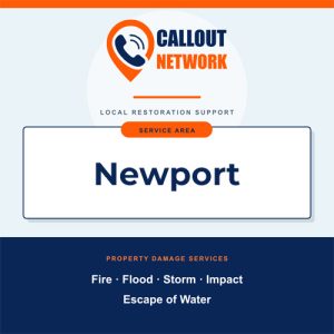 Fire and flood restoration services in Newport