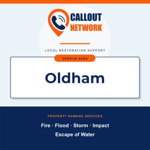 Fire and flood restoration services in Oldham