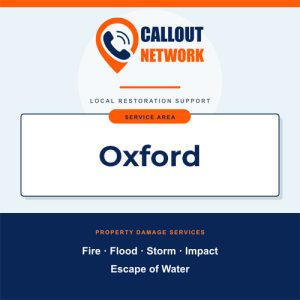 Fire and flood restoration services in Oxford