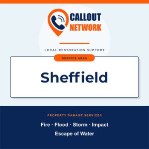 ISN Local graphic for fire, flood and other property damage restoration in Sheffield.