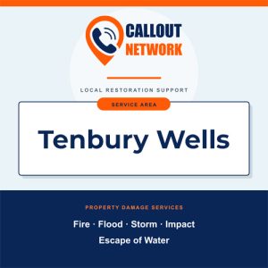 Callout Network Tenbury Wells graphic for fire, flood, storm, impact and water damage restoration